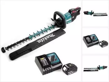 Makita DUH 601 RF Akku Heckenschere 18V 60cm Brushless + 2x Akku 3,0Ah + Ladeger&auml;t