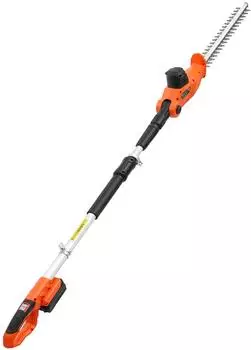 VEVOR Akku-Heckenschere mit Teleskopstange 20V, 457,2mm Schnittlänge