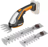 Worx Wg801e.9 Powershare Akku-gras- Und Strauchscheren Set 20v Solo"-"181421035