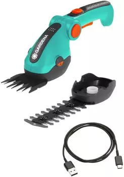 Gardena Set Akku-Gras- und Strauchschere ComfortCut Li