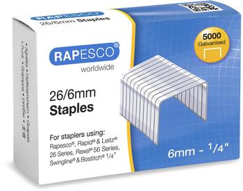 Rapesco 26/6mm Staples