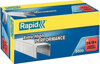 Rapid Super Strong Heftklammern 24/8+ verzinkt 5000 St&uuml;ck (24860100)