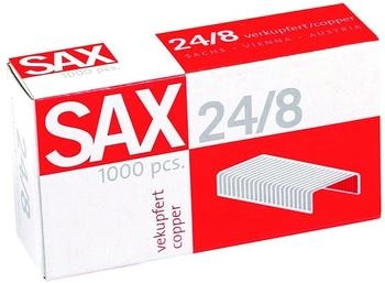 Sax Heftklammern 24/8 verkupfert 1000 Stück (1-248-01)