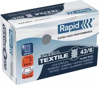 Rapid Heftklammern 43/6mm Super Strong verzinkt, 10000 St&uuml;ck (24872200)