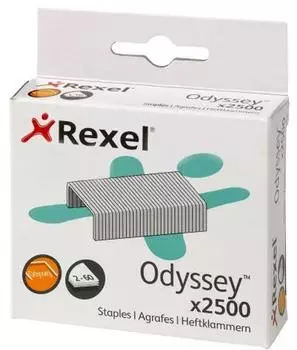 REXEL Odyssey Heftklammern 13/9, verzinkter Stahl, 2500 St&uuml;ck (2100050)
