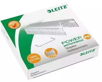 Leitz Power Performance P6 Heftklammern 23/15 XL, verzinkt, 1000 St&uuml;ck (55790000)