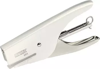 Leitz Retro Classic S51 Heftger&auml;t Edelstahl, wei&szlig; (10538708)