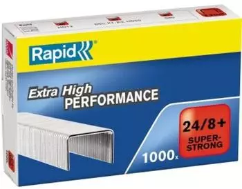 Rapid Heftklammern Super Strong 24/8 verzinkt, 1000 Stück (24858500)