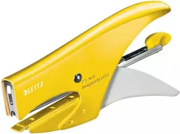 Leitz WOW Zangenhefter, 15 Blatt, metallic gelb (55472016)