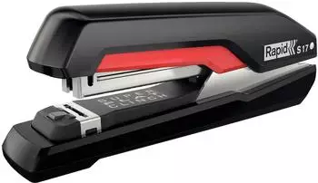 Rapid Supreme S17 Heftger&auml;t, Metall, 30 Blatt, schwarz/rot (5000538)