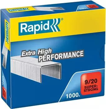 Rapid Heftklammern 9/20mm Super Strong verzinkt, 1000 St&uuml;ck (24871700)