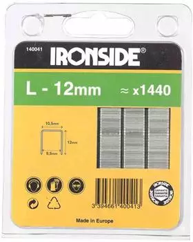 Ironside Klammern Typ L 12mm, 1440 St&uuml;ck (140041)