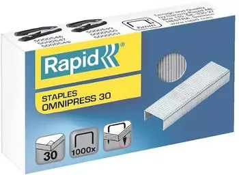 Rapid Omnipress 30 Heftklammern verzinkt, 1000 St. (5000559)