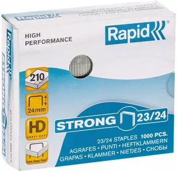 Rapid Heftklammern 23/24mm Strong verzinkt, 1000 St&uuml;ck (24870500)