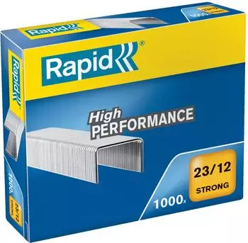 Rapid Heftklammern 23/12mm Strong, verzinkt, 1000 St&uuml;ck (24870000)