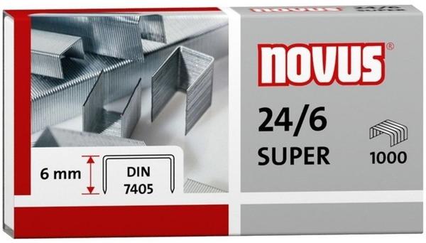 Novus Heftklammern 24/6 DIN Super 1000 Stück