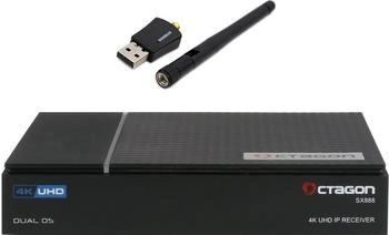 Octagon SX888 4K UHD IP mit WLAN stick