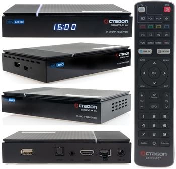 Octagon SX988 V2 4K WL UHD Linux IP-Receiver (Dolby Digital+, Dual-WiFi, LAN) (SX988-V2-4K-WL)