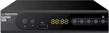 Esperanza EV106R DVB-T2 Set-Top-Box Kabel, H.265/HEVC, schwarz (EV106R)