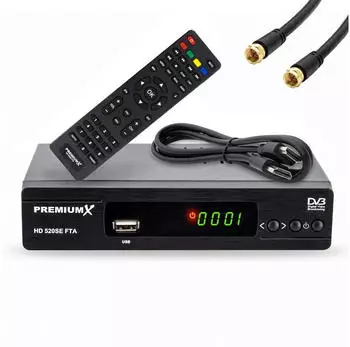 PremiumX HD 520SE-B FTA Satelliten-Receiver DVB-S2 Full HD (120815)