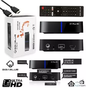 GigaBlue UHD X1 Plus 4K