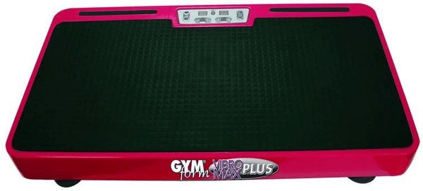 Gymform Vibrationsplatte Vibro Max Plus schwarz/pink