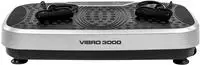 Christopeit Sport Vibrationsplatte "Vibro 3000" 300 W mit Transportrollen und