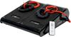 CHRISTOPEIT Sport® Vibrationsplatte Vibro 1000, 60 W, 10 Intensitätsstufen, (mit Trainingsbändern) Black Edition