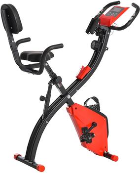 HomCom Hometrainer rot/schwarz (A90-196RD)