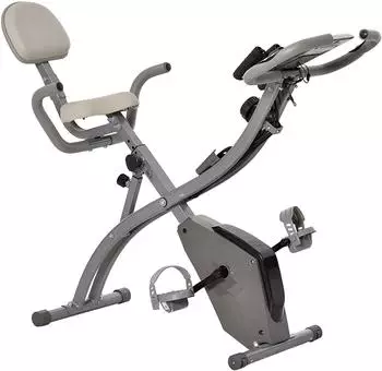 Homcom Heimtrainer mit LCD Display grau/rot