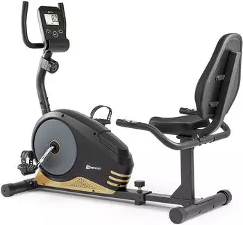 Hop-Sport Liegeergometer HS-040L Root schwarz/gold