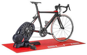 Elite Cycle Bike Training Mat red