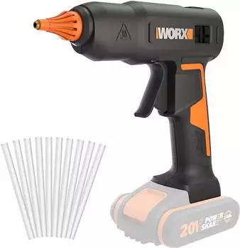 Worx Akku-Hei&szlig;klebepistole Worx + GRATIS Zugabeartikel 20V Akku WA3644 (4,0Ah)