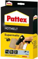 Pattex Hei&szlig;klebepistole Hot Supermatic, inkl. 2 Klebesticks mit &Oslash; 11mm