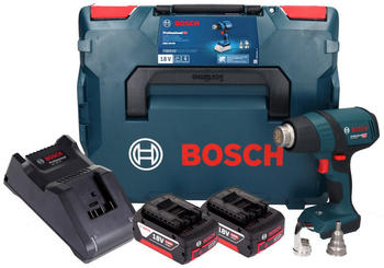 Bosch GHG 18V-50 (2x 4,0 Ah + Ladegerät + L-Boxx)
