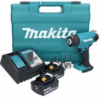Dhg 181 Rgk Akku Hei&szlig;luftgebl&auml;se 18 V 150 - 550&deg;c + 2x Akku 6,0 Ah +...