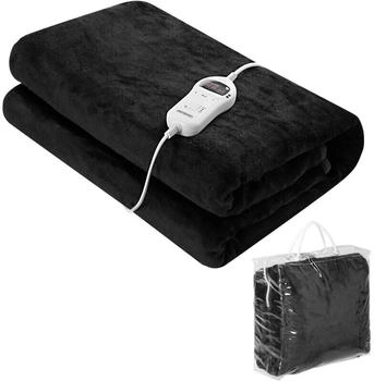 Monzana Anthracite Fleece 180x130cm Double Size
