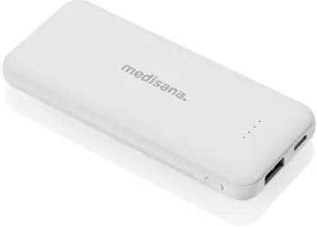 Medisana Powerbank mit Micro- und USB-C Anschluss