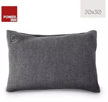 POWER INN W&auml;rmekissen 20 x 30 cm Soft Filz dunkelgrau