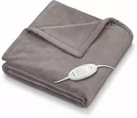 River - Beurer Hd75 Heizdecke 100 W Taupe, Grau