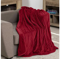 Heizdecke Elektrisch 160x120cm Weinrot W&auml;rmeunterbett Xxl Heizmatte