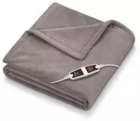 BEURER Heizdecke "HD 150 XXL Cosy Taupe" kuschelig, maschinenwaschbar, mit