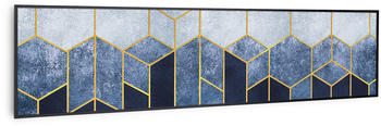 Klarstein Wonderwall Air Art Smart Ligne bleue (black) 120 x 30 cm