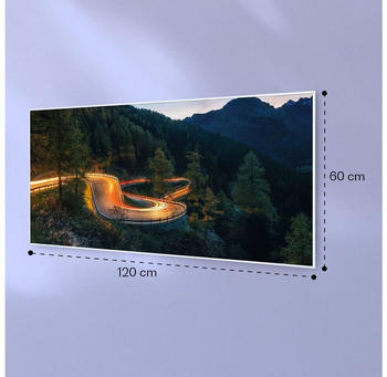 Klarstein Wonderwall Air Art Smart Montagne 120 x 60 cm