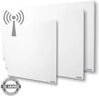 Vasner Infrarotheizung "Citara M RX 450 W" Metall Heizpaneel wei&szlig; mit...