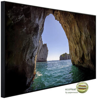 PaperMoon Infrarotheizung EcoHeat Blaue Grotte in der Insel Capri Matt-Effekt bunt