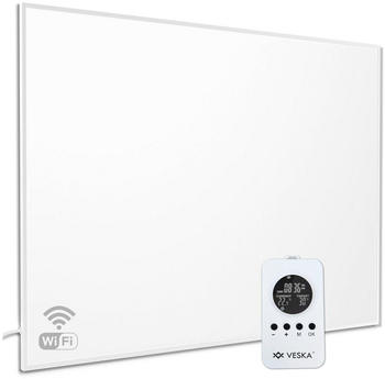 VESKA Infrarotheizung mit Thermostat, Wifi, Fernbedienung & Timer 450W