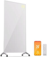 Klarstein Wonderwall Smart Bornholm Infrarotheizung 60x120cm App 1200W Wei&szlig;