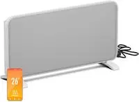 Infrarotheizung 2000 W &ndash; Wandmontage & Standger&auml;t, Graphen-heizelement, App &