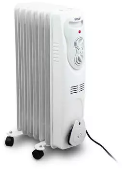 BITUXX &Ouml;lradiator MS-18805 Elektrisch 1500W 7 Rippen Wei&szlig; (18805)